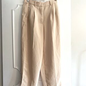 Wilfred Cream High-Waisted Pantsuit, Carrot fit, size 6